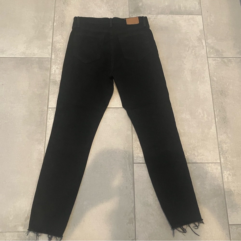 able clarissa high rise jeans black 28